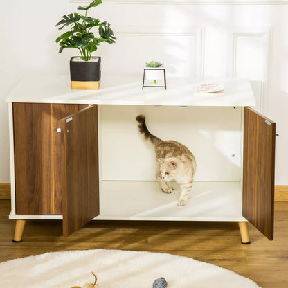 Mariam Cat Litter Box Enclosure Furniture