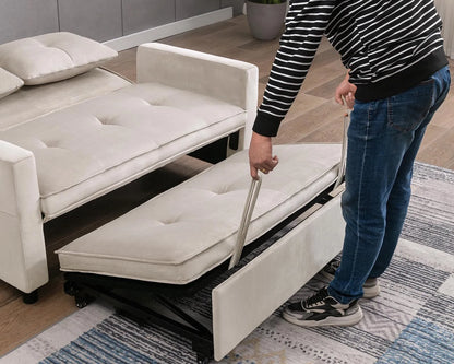 Pull Out Convertible Futon Sofa Bed