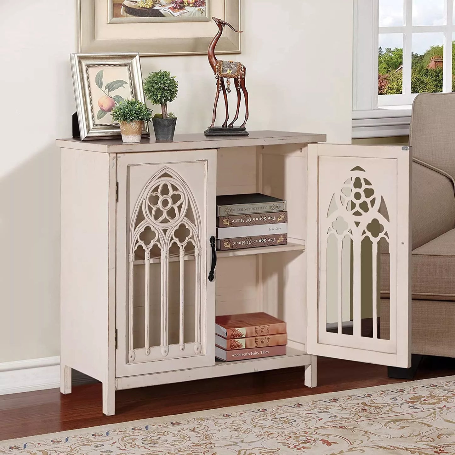 Rio Antique Sideboard Buffet Cabinet