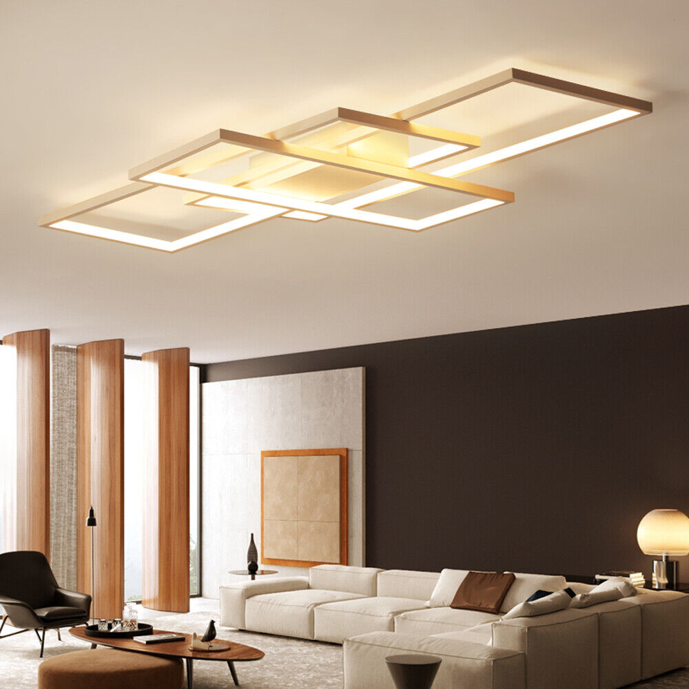 Geometric Flush Mount Ceiling Light