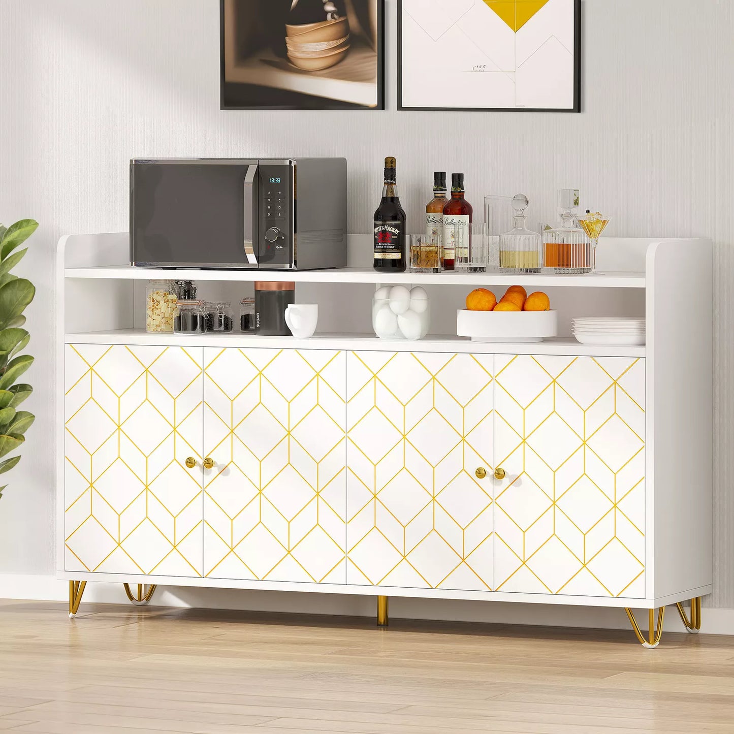 Horton Modern Sideboard Buffet Cabinet