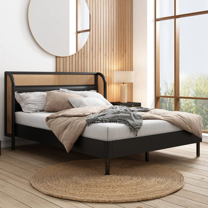 Leia Queen Size Rattan Bed Frame