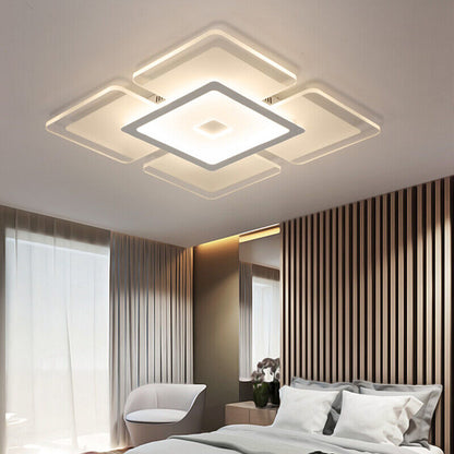 Thin Square Flush Mount Ceiling Light