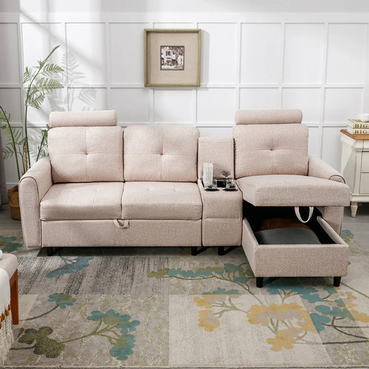 L Shaped Sectional Couch With Storage