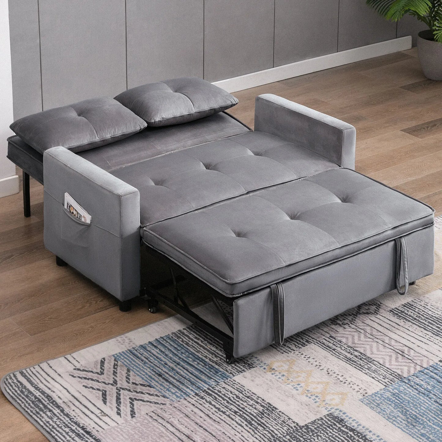 Pull Out Convertible Futon Sofa Bed