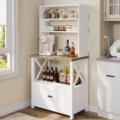 Morgan Kitchen Pantry Cabinet Hutch