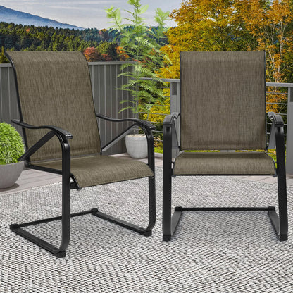 Outdoor Textile Patio Chair (Set of 2)