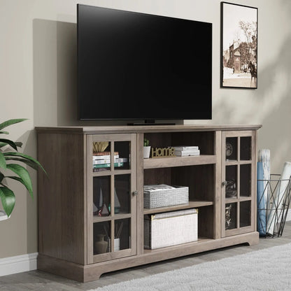 Kobe Farmhouse Tall TV Media Cabinet Console