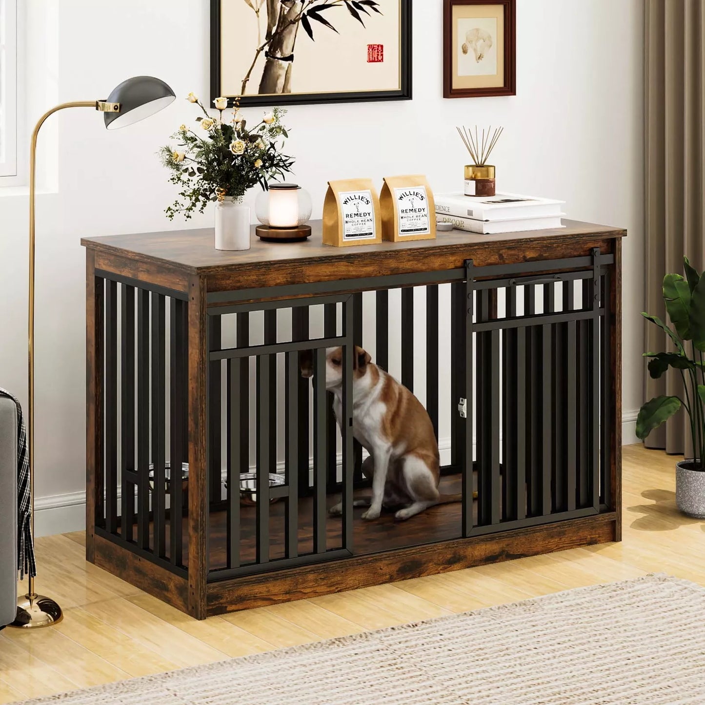 Nora Large Dog Crates Furniture