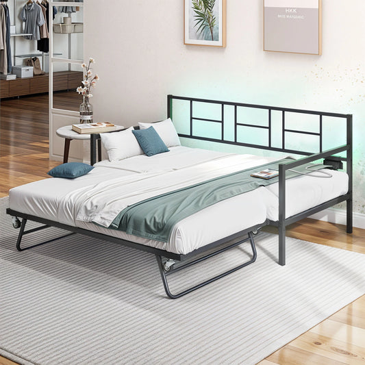 Martin Twin Metal Pop Up Trundle Daybed