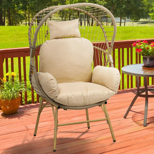 Beltran Outdoor Patio Egg Chair