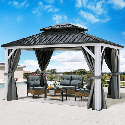 10x12 Outdoor Patio Hard Top Gazebo