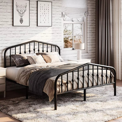 Yash Metal Full Size Mid Century Bed Frame