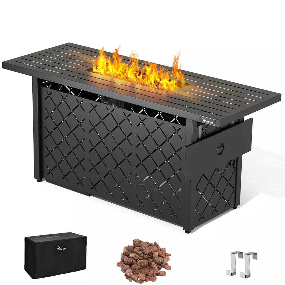 50000 BTU Outdoor Propane Fire Pit Table (57")