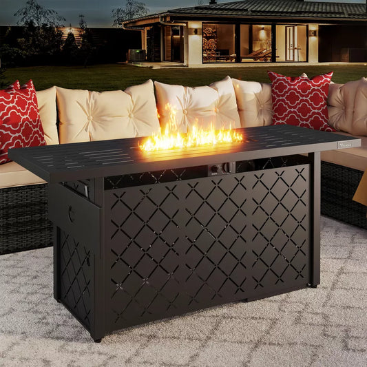 50000 BTU Outdoor Propane Fire Pit Table (57")