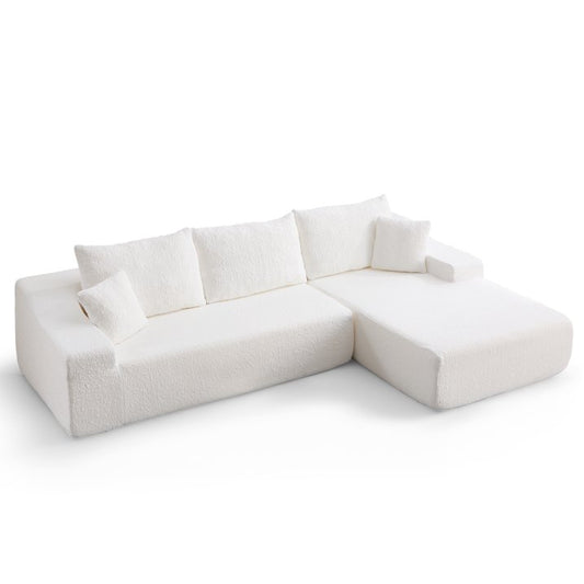 Ebello 108" L-Shaped Sectional Sofa - Canva Home