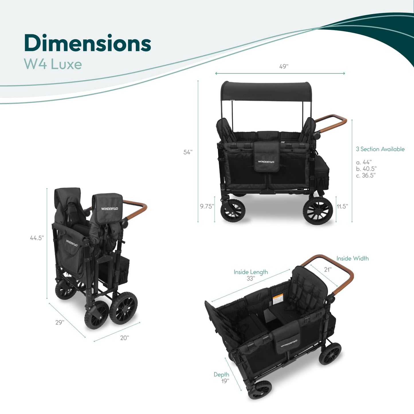 Wonderfold W4 Luxe Pro Baby Stroller - Canva Home