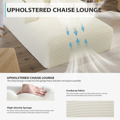 Afuson 63" Chaise Lounge Chair Indoor - Canva Home