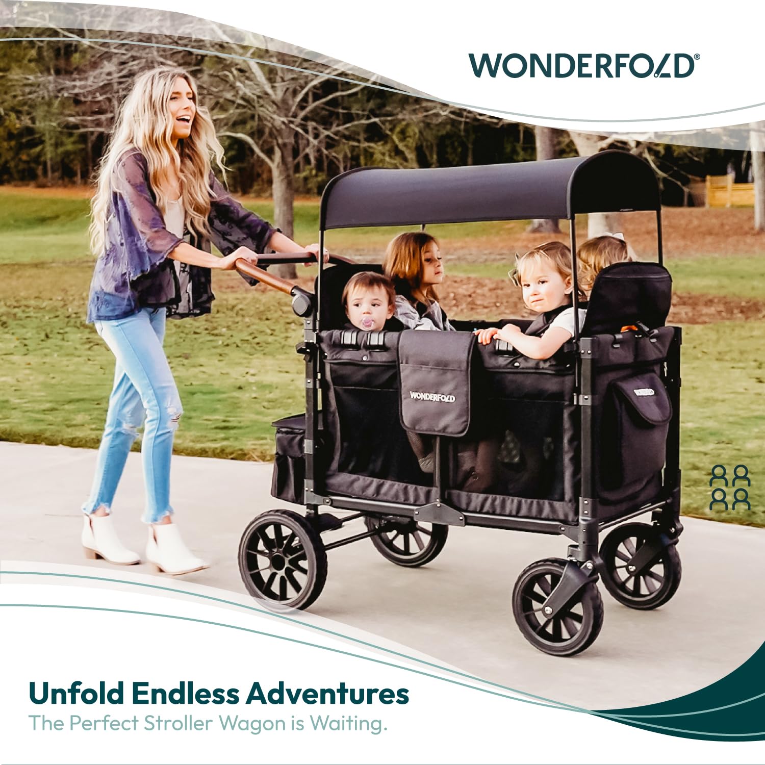 Wonderfold W4 Luxe Pro Baby Stroller - Canva Home