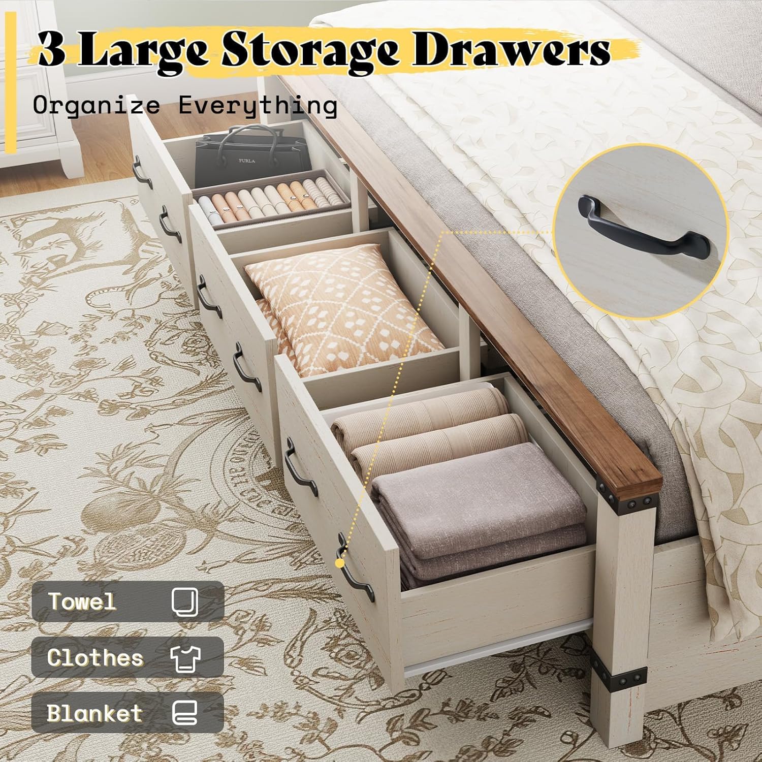 Amerlife Farmhouse Bedroom Furniture Set - Canva Home