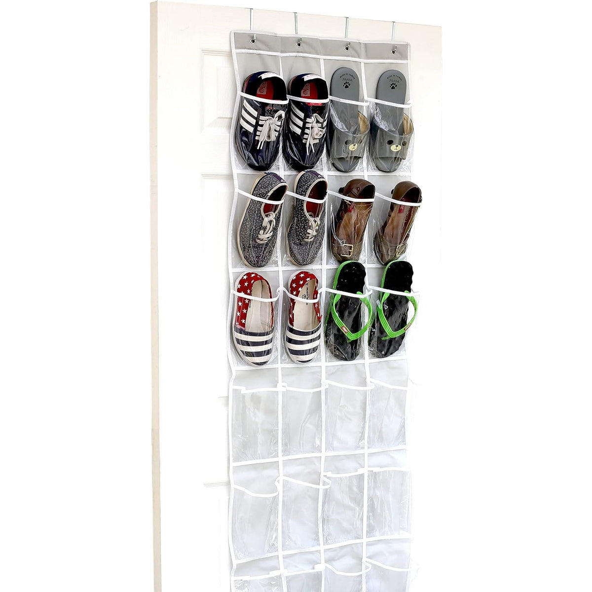 Gwen 24-Pocket Over-Door Shoe Organizer