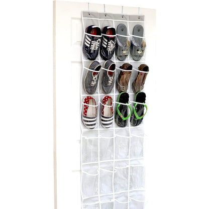 Gwen 24-Pocket Over-Door Shoe Organizer