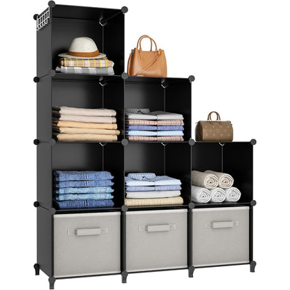 Orla 9-Cube Modular Closet Storage Organizer