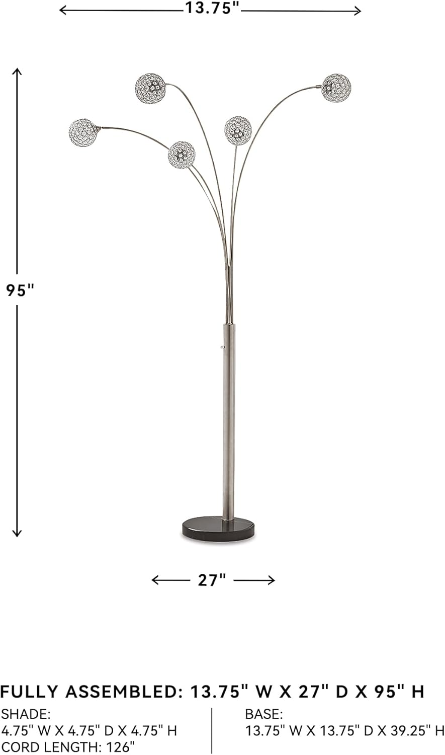 Winter Floor Arc Lamp