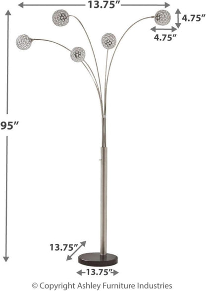 Winter Floor Arc Lamp