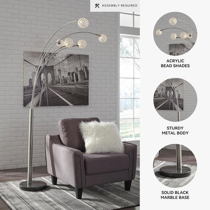 Winter Floor Arc Lamp