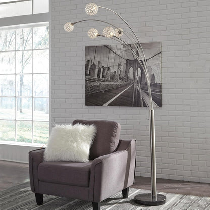 Winter Floor Arc Lamp
