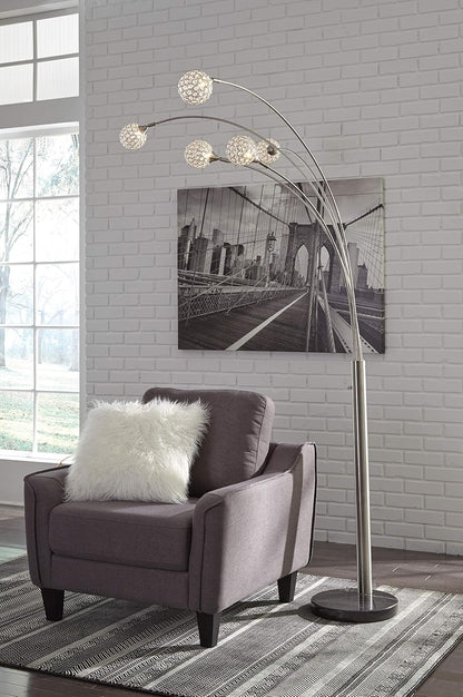 Winter Floor Arc Lamp