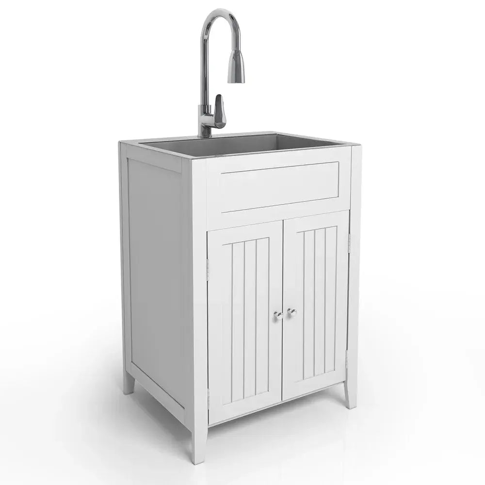 Talia Utility Laundry Sink Cabinet Canva Home