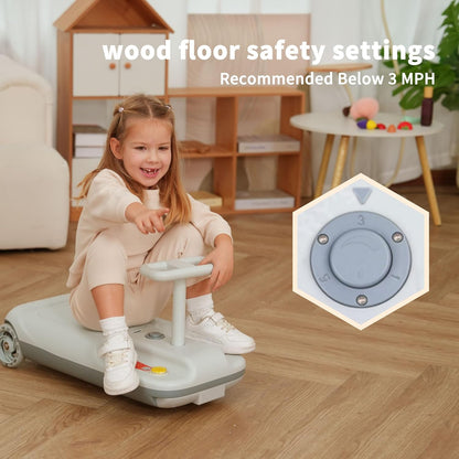 12V Ride-On Car with Cleaning Fun - Canva Home