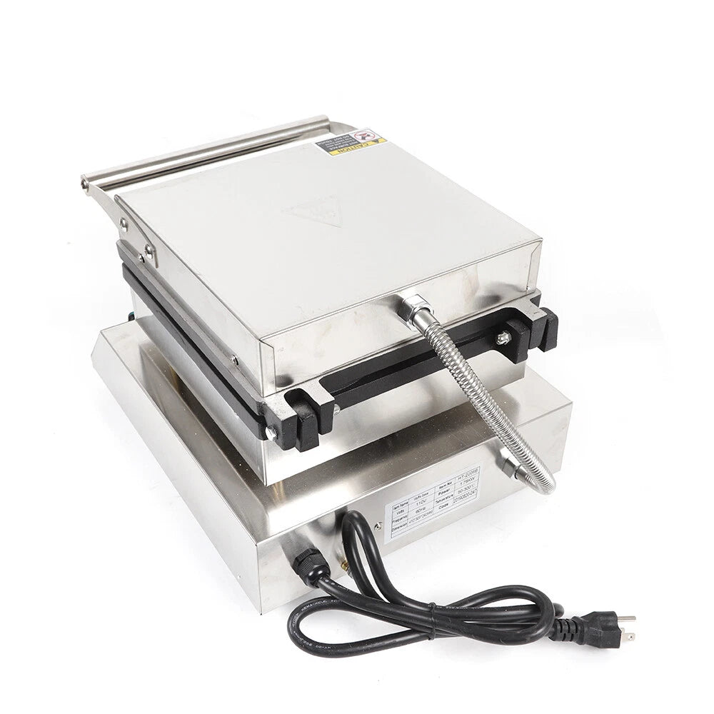 1750W Commercial Waffle Maker Machine
