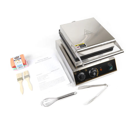 1750W Commercial Waffle Maker Machine