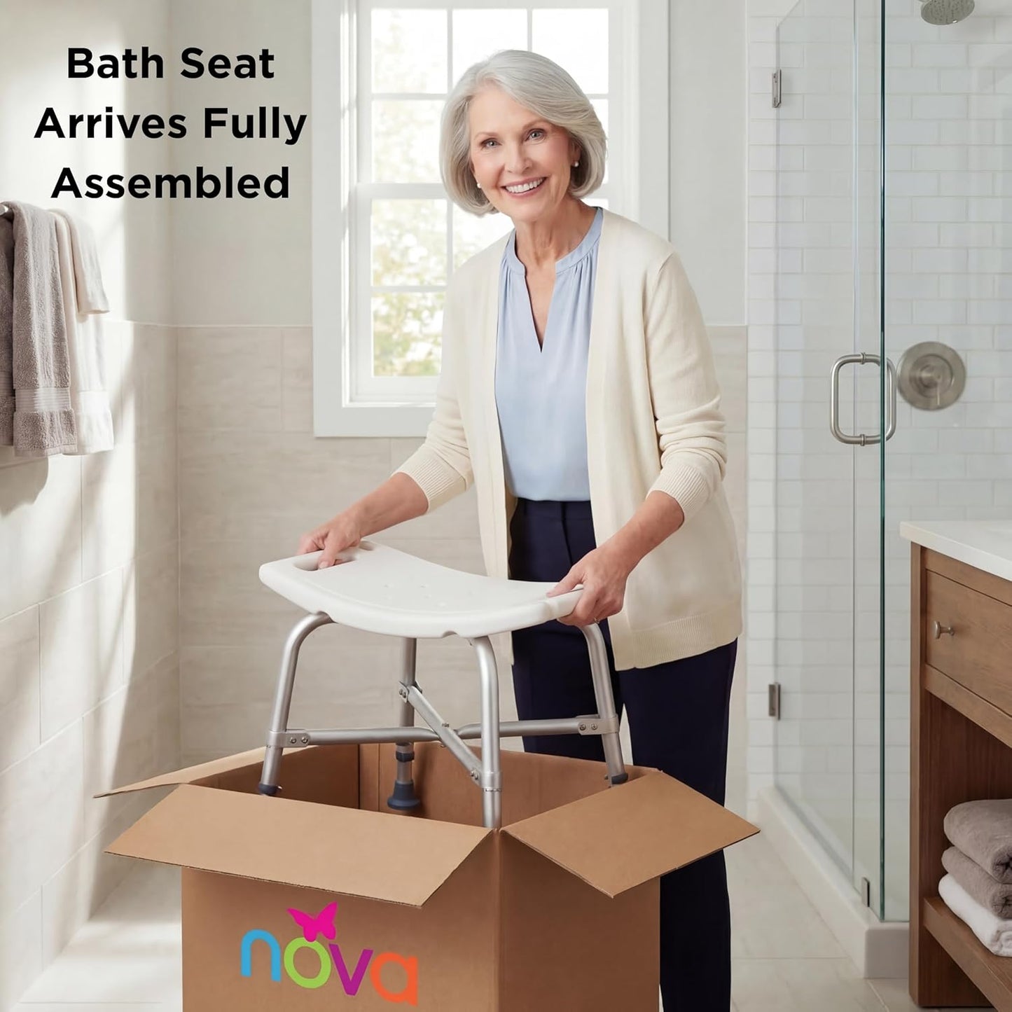 Deluxe Heavy Duty Bariatric Bath Bench - Canva Home