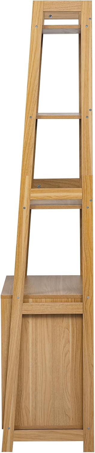 Modern 2 IN 1 Dog Furniture Dog Crate Ladder Bookshelf - Canva Home