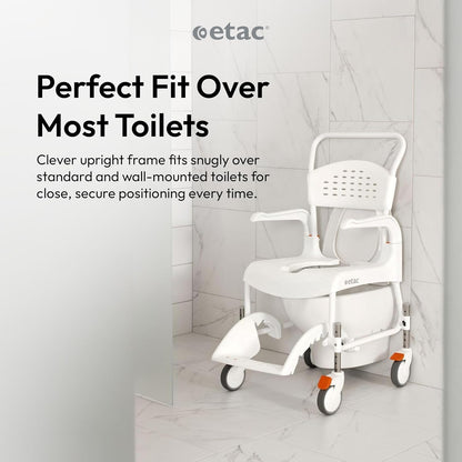 Senior Rolling Shower Commode Chair - Canva Home